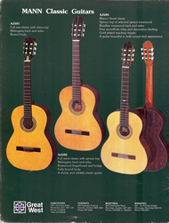 Mann Guitars 80s Catalog Page 12