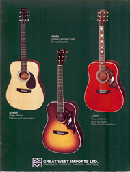 Mann Guitars 80s Catalog Page 5
