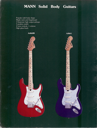 Mann Guitars 80s Catalog Page 10