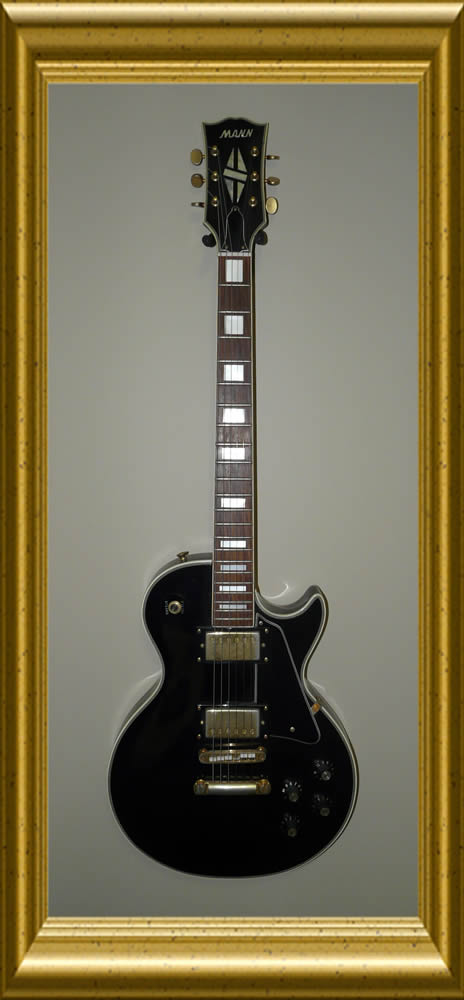 Mann Guitar LP Custom Black Front